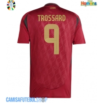 Camisa de time de futebol Bélgica Leandro Trossard #9 Replicas 1º Equipamento Europeu 2024 Manga Curta